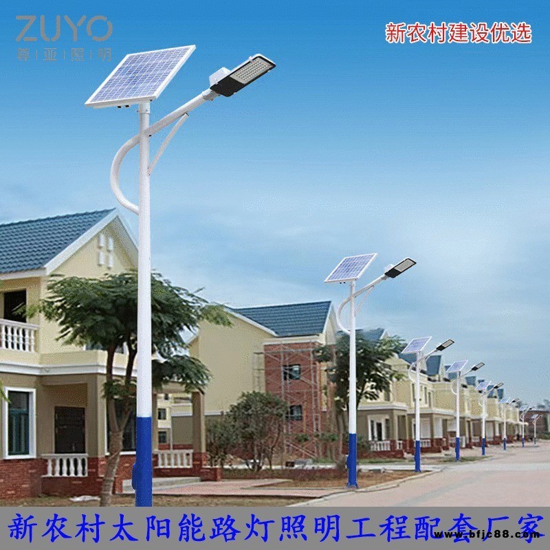 新農(nóng)村改造LED太陽能道路燈6米工程款太陽能庭院燈