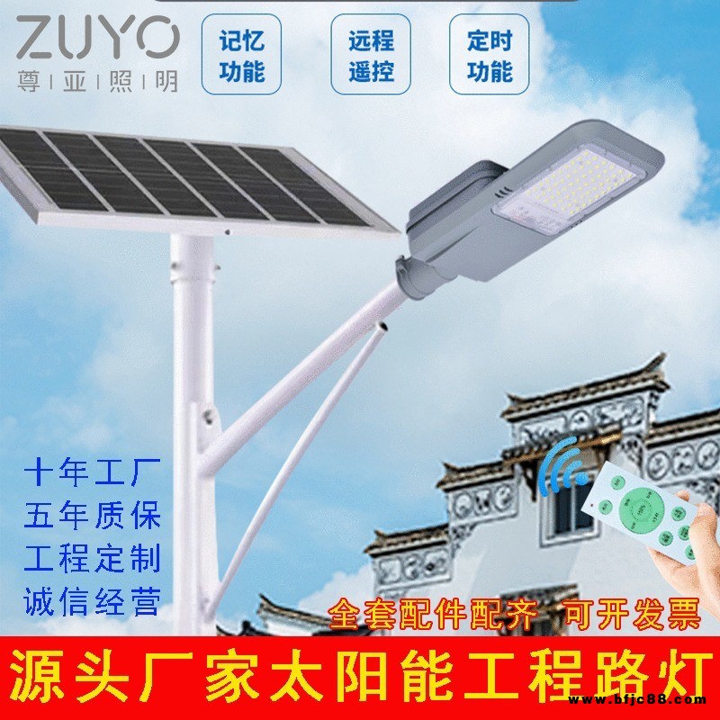 6米LED太陽能路燈新農(nóng)村工程改造光伏道路燈