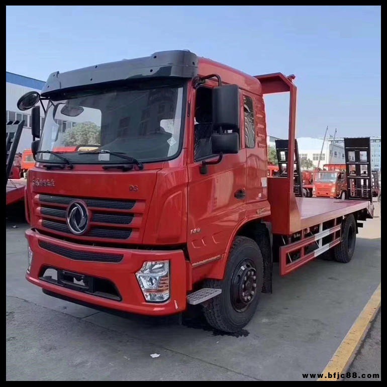 優質方管 不上戶平板車 挖掘機運輸車大型挖機拖車程力集團出廠