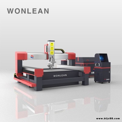 萬臨水刀 石材水切割機 瓷磚 石英石 大理石切割 WL3020AC五軸智能數(shù)控水刀切割機