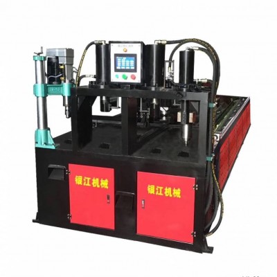 河南焦作角鋼沖孔切邊自動機 角鋼自動打孔機 角鋼聯合沖剪機