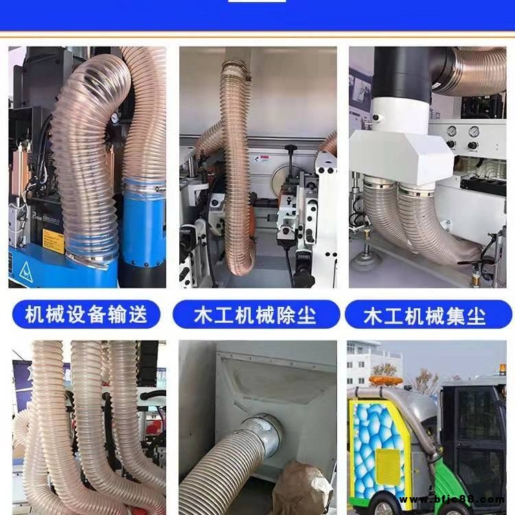 鋼絲吸塵管透明波紋管內嵌鍍銅鋼絲伸縮透明管通風排氣橡膠管
