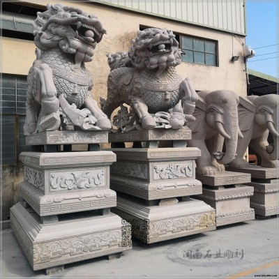 石雕麒麟 石頭麒麟 招財貔貅麒麟 鎮宅石雕 惠安石雕