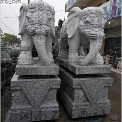 福建廠家批發(fā)石雕大象 花崗巖石 漢白玉 石大象 石頭大象 晚霞紅石大象 家用風(fēng)水大象 惠安石雕