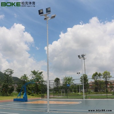 小區(qū)6米7米路燈照明燈桿 BK-2005單雙臂路燈燈桿 球場(chǎng)一拖三LED燈燈桿 可定做款式高度 柏克供應(yīng)