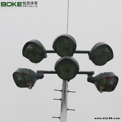 球場燈桿生產廠家 12米一拖五足球場照明燈桿 上海亞明LED燈燈桿 公路太陽能路燈燈桿 廠家批發直銷