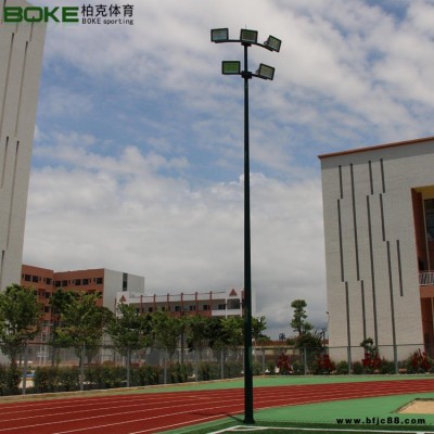 15米高桿燈 廣場球場led燈燈桿 太陽能路燈照明燈桿 足球場燈桿 柏克廠家供應