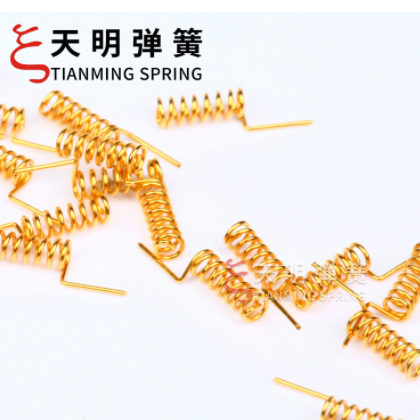 廠家供應鍍金小彈簧壓簧彈簧 精密小彈簧手機喇叭異形彈簧定 制