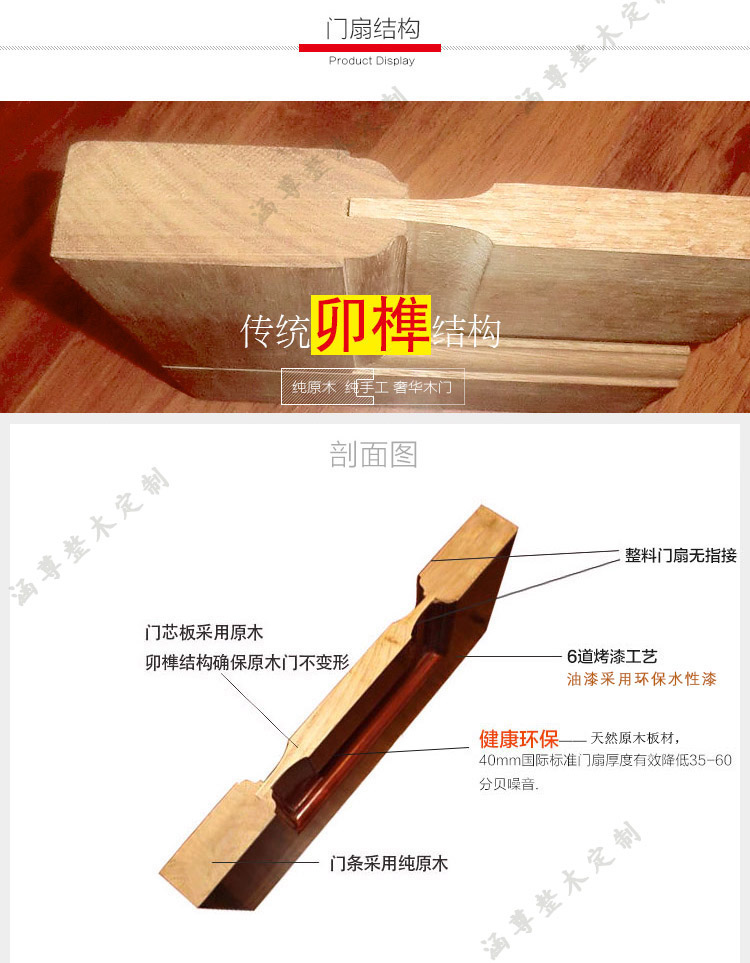 衛(wèi)生間木門 專業(yè)定制 天然取材 高端環(huán)保示例圖3