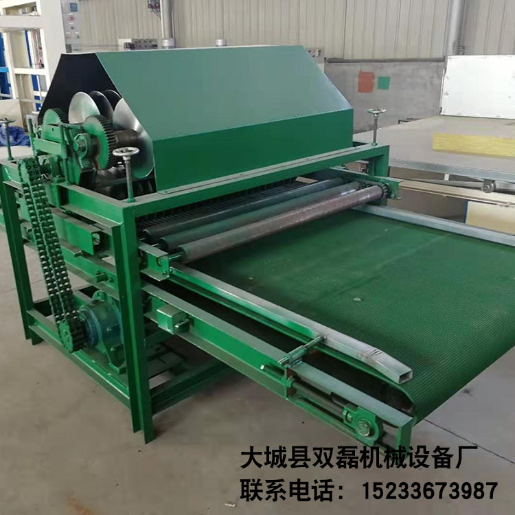 廠家直銷巖棉玻璃棉裁條機(jī)建材生產(chǎn)加工機(jī)械玻璃棉裁條機(jī)示例圖6