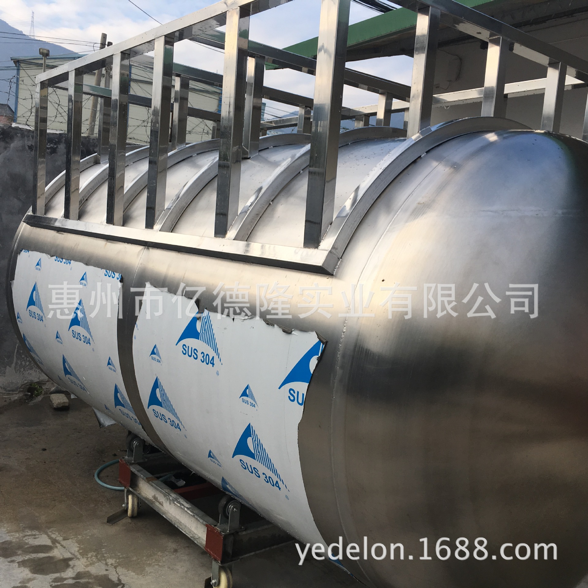 不銹鋼無(wú)菌水箱 衛(wèi)生級(jí)儲(chǔ)存罐 原水箱 8k雙鏡面食品級(jí)1噸2噸5噸10示例圖8