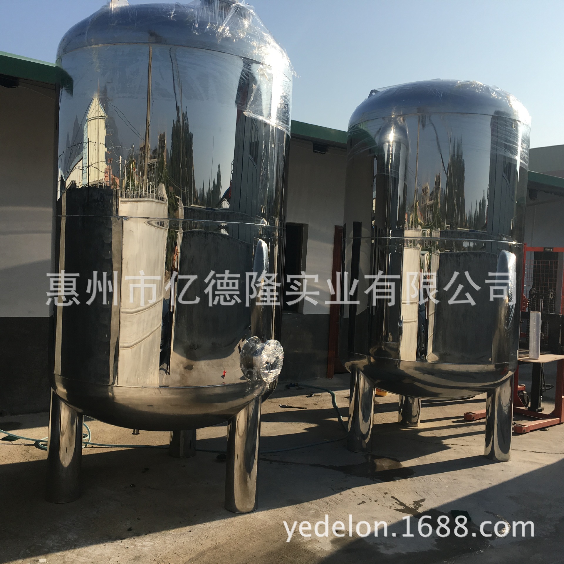 不銹鋼無(wú)菌水箱 衛(wèi)生級(jí)儲(chǔ)存罐 原水箱 8k雙鏡面食品級(jí)1噸2噸5噸10示例圖10