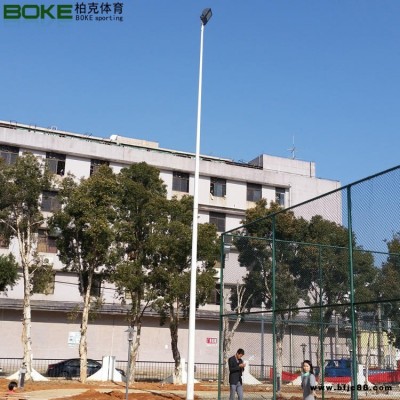 A字臂錐形路燈桿 8米太陽能庭院燈 BK-2020球場燈桿熱鍍鋅 柏克批量生產