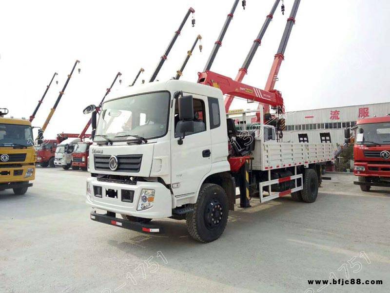 5-18噸D3隨車吊隨車起重機6米貨箱批發價格出售