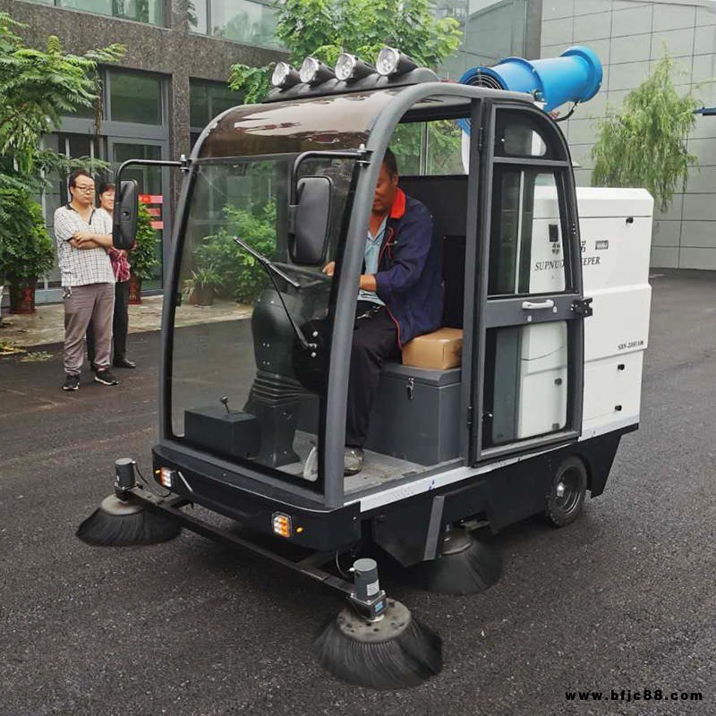 掃地車 圣倍諾 小型環衛掃地車2000AW 電動清掃車 現貨