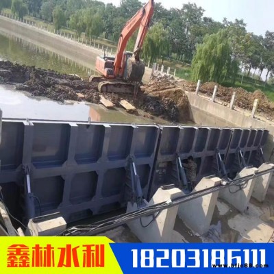 攔河鋼壩 景觀鋼壩閘門 景區大跨度合頁壩 鑫林 歡迎來電咨詢