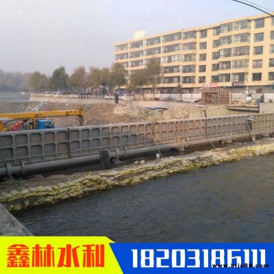 液壓合頁壩 鋼板液壓活動壩 城市河道景觀鋼壩 鑫林 廠家直銷定制