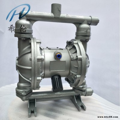 山東萊州市研磨機氣動隔膜泵_QBY-25型研磨機隔膜泵_研磨機磨料輸送泵_研磨機上料泵_研磨機送料泵廠家直銷