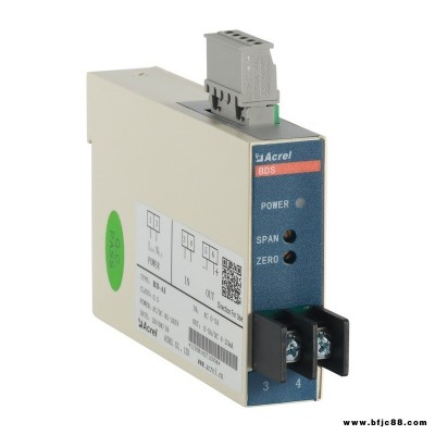 安科瑞廠家直供BD-AI/C電力變送器RS485通訊TS35導軌式安裝單相交流電流