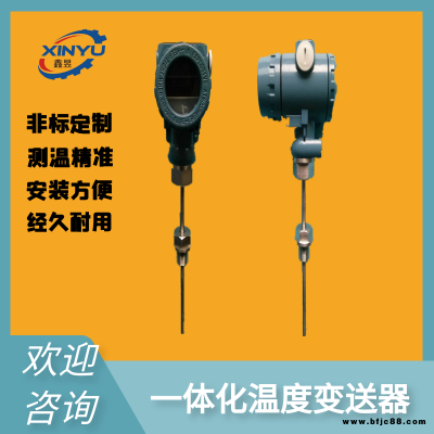 鑫昱 插入式一體化溫度變送器 防爆一體化變送器 產地貨源