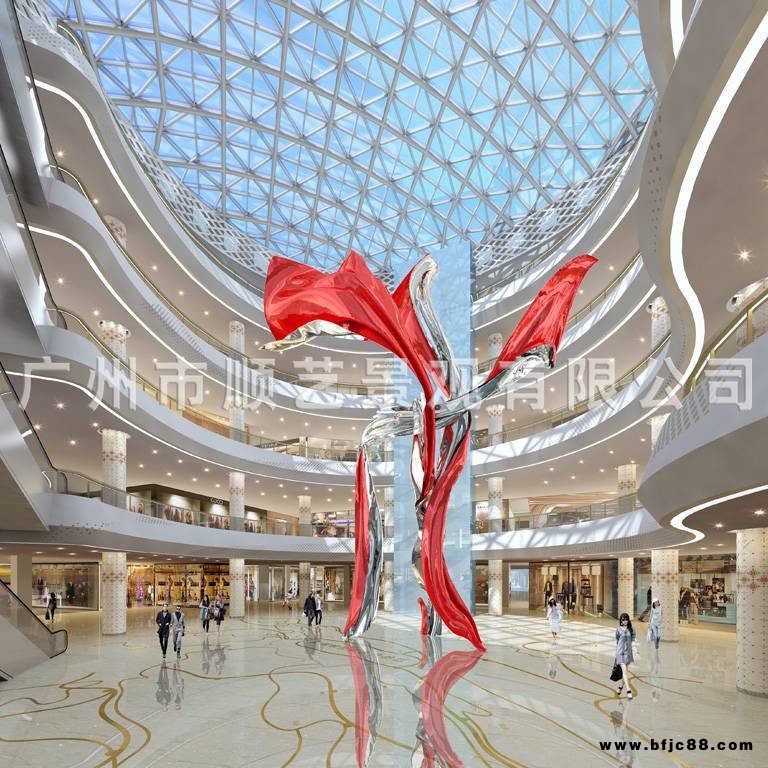GRG造型吊頂柱子 石膏板玻璃纖維材料 大型商場(chǎng)劇院背景墻中庭定制