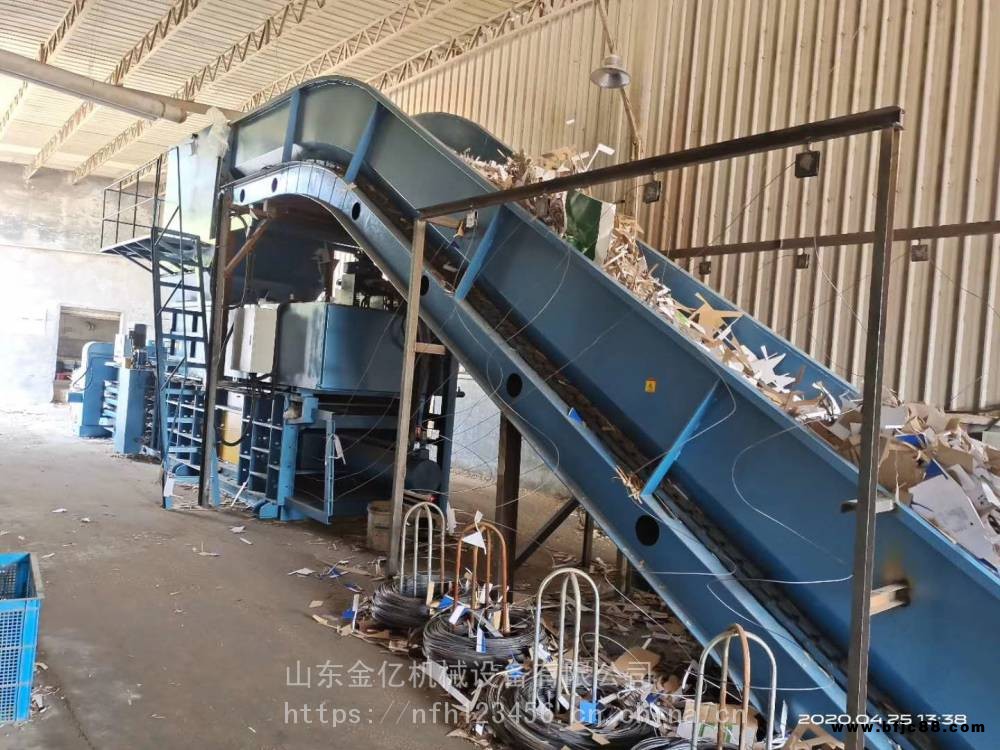 上海徐匯臥式打包機(jī) 廢石膏板紙屑除塵打包機(jī) 100型小型臥式自動(dòng)壓包機(jī)