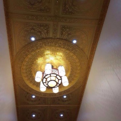 新式裝修材料古建寺廟集成吊頂佛堂地宮祠堂天花板
