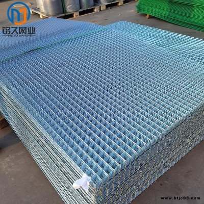 銘久建筑鋼絲網片 焊接8個粗螺紋鋼筋網片 碰焊地熱地暖鍍鋅鐵絲網片廠家