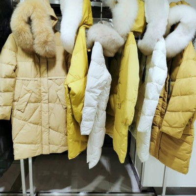 廣州品牌折扣女裝19年冬羽絨服品牌折扣女裝系列庫存商品批發