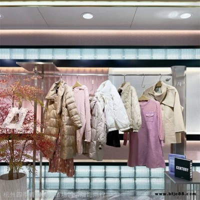 22冬羽絨服雙面呢大衣桑蠶絲連衣裙上衣褲裙品牌折扣女裝直播貨源