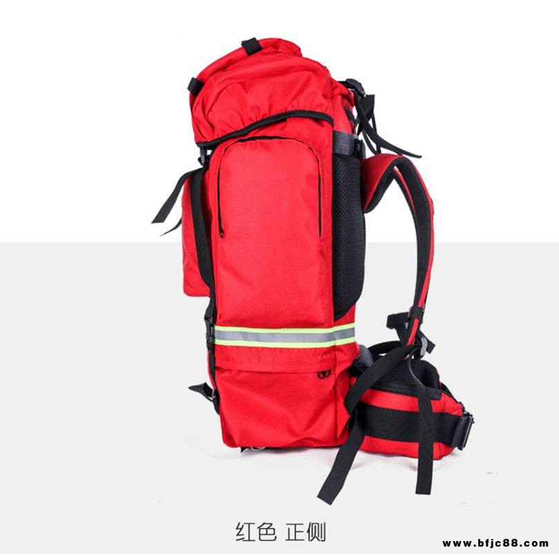悅乾疾控用防水登山包 應(yīng)急紅色雙肩背包防水減負(fù)