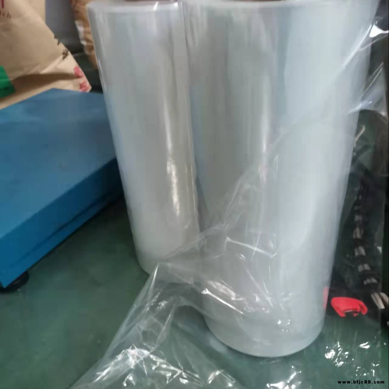廊坊宏筑低溫膜透明對折膜  外包裝透明膜封膜批發 pof熱收縮對折膜 質量保證