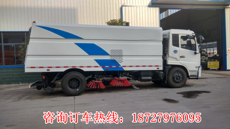 環衛道路大型路面清掃車｜東風天錦掃路車｜10立方掃路車清掃車示例圖4