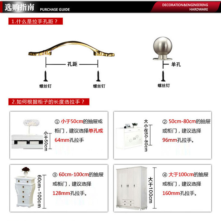 溫州廠家直銷外貿(mào)現(xiàn)代簡(jiǎn)約明孔啞光鋁合金拉手五金抽屜櫥柜門把手示例圖8