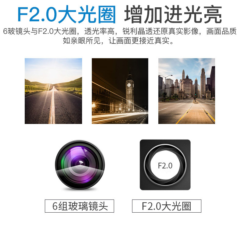 新款高清三鏡頭行車記錄儀 三路錄像倒車影像監(jiān)控真 1080P記錄儀示例圖35