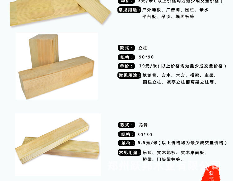 防腐木料批發(fā)采購(gòu)戶外防腐木材龍骨木碳化木方室內(nèi)實(shí)木地板示例圖10
