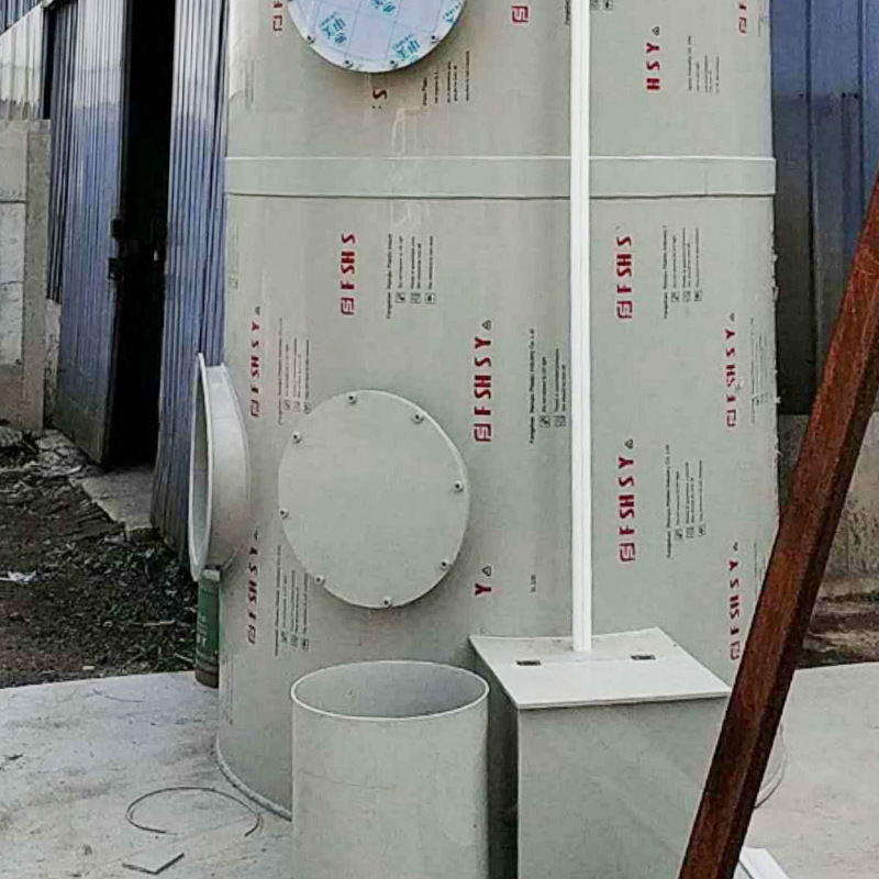 脫硫脫硝 廢氣處理水噴淋塔 噴漆房前處理油漆凈化 旋流噴淋塔示例圖2
