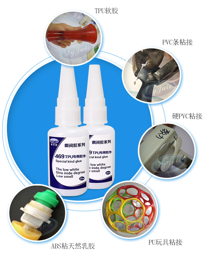 聚厲廠家直銷柔軟不發脆tpu/pvc專用膠水 強力tpu塑料快干膠水示例圖24