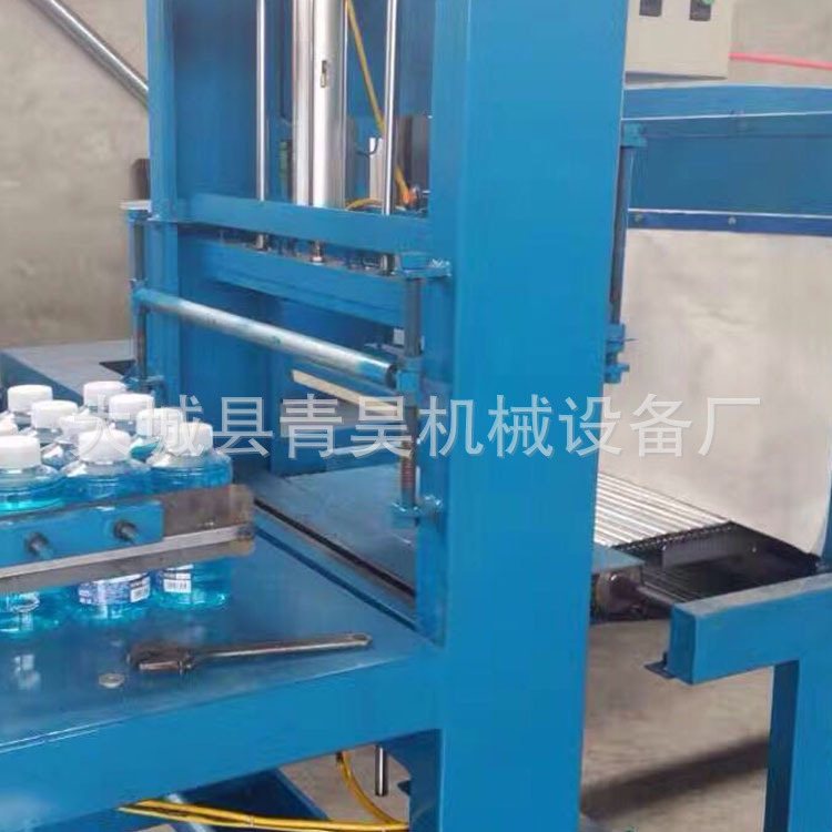 廠家直銷 多功能包裝機pe,pof膜裹包機 巖棉保溫板材自動套膜示例圖5