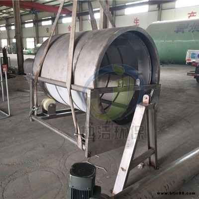 定制地潔自動(dòng)反撈式機(jī)械格柵撈渣機(jī)，M型回轉(zhuǎn)式格柵碎料粉碎機(jī)