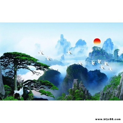 諾曼 影視墻壁畫(huà)圖片 瓷磚背景墻效果圖2018客廳 新瓷磚背景墻 客廳背景墻效果圖瓷磚 電視背景墻瓷磚簡(jiǎn)歐 迎客松