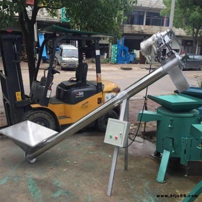 曲阜舜工 無軸螺旋提升機 沙漿水泥不銹鋼給料機