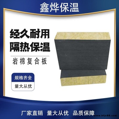 復(fù)合巖棉保溫板廠家  鑫燁 A級防火高密度巖棉復(fù)合保溫板