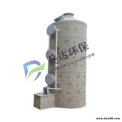 喬達環保生產 玻璃鋼去味凈化塔酸霧處理玻璃鋼噴淋塔 按工況設計制作