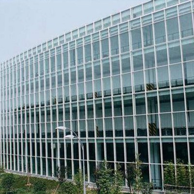 鋼結構玻璃慕墻 明框玻璃慕墻 外墻裝飾玻璃慕墻 別墅鋼結構玻璃慕墻