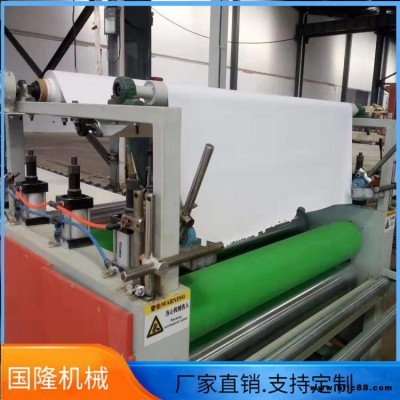 高光PVC大理石貼面機(jī) 中纖板亮光膜貼面機(jī) pur熱熔膠隔斷板貼紙機(jī) 國(guó)隆機(jī)械