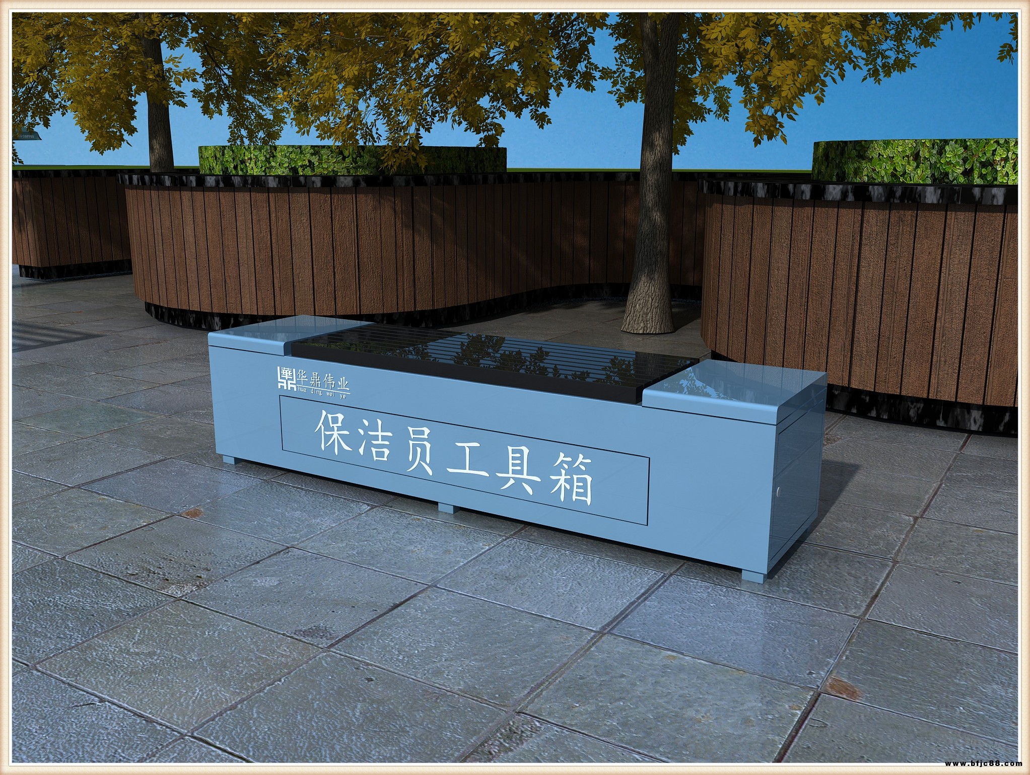 貴港市智慧保潔員休息椅子led照明[華鼎偉業]HD新款