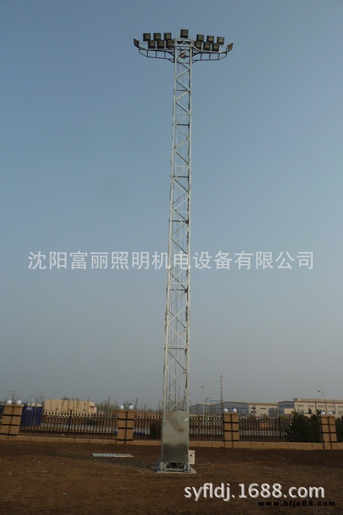 綠節鐵路升降式投光燈塔 LED升降燈塔 高桿燈塔 一字型燈塔FLDT-21.5M 高桿燈具