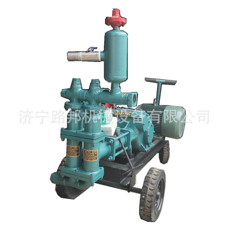 雙缸活塞式注漿泵 水泥漿輸送泵 灰漿噴漿機生產廠家示例圖10