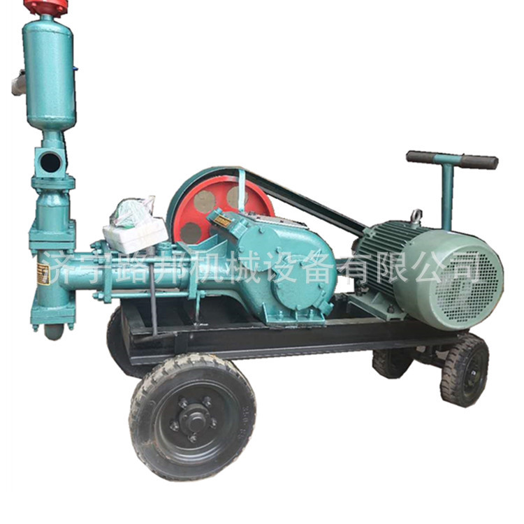 雙缸活塞式注漿泵 水泥漿輸送泵 灰漿噴漿機生產廠家示例圖7